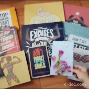 Hiasan Dinding Pajangan Dekorasi Kamar Ruangan Olahraga GYM Yoga Fitness Workout Crossfit 9