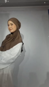 Bergo Tali Instan French Melayu & Hijab Daily Malay Jersey