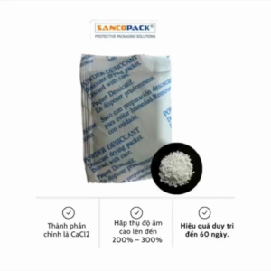 Set 50 gói bột hút ẩm công nghiệp Powder Desiccant CaCl2 20g