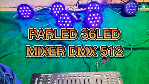 Lampu Sorot LED Spotlight Stage Party DMX Port RGB 220V - AL36 / Lamapu Sorot Panggung Led Sensor Suara / Lampu Tembak Bergerak / Lampu Disko Warna Warni