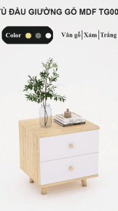 FREESHIP HCM - Tủ Đầu Giường Tab Đầu Giường Gỗ MDF Tatana TG005 - có thiết kế theo yêu cầu khách hàng