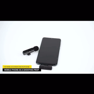 K9 Phone Lavalier Wireless Microphone Lapel Live Vlogging Streaming Conference Microphone For Video Recording Interview Android Audio Noise Recevier Rechargeable Bluetooth Charging USB Plug Cable Mobile Receiver Smartphone