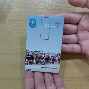 Souvenir Natal Flashdisk Kartu FDCD04 Design Custom