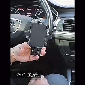 READY STOCK Car Mobile Phone Holder Multi-function Rotating Rearview Mirror Navigation Holder Lekap kenderaan车载支架