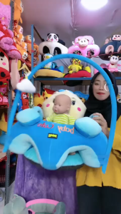 SOFA BAYI BELAJAR DUDUK UKURAN JUMBO SUDAH DI LENGKAPI MAINAN UNTUK USIA 3 BULAN SAMPAI 2 TAHUN ( SOFA BAYI AKSESORIS MAINAN)