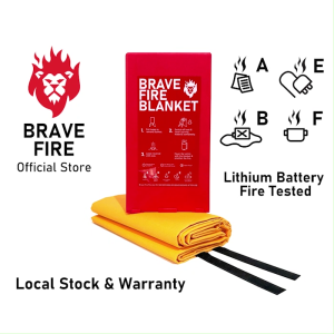 Brave Fire Blanket 1x1M (10Year Warranty)