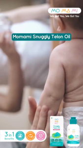Momami Snuggly Telon Oil 100ml / Minyak Telon Bayi