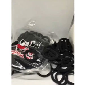 [HÀNG CÓ SẴN]Combo 100 dây thun(chun)cột tóc màu đen