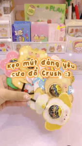 Set 20 Giấy Bọc Thẻ Trang Trí Kẹo Mút Hình Dáng Dễ Thương Làm Quà Tặng Crush Người Thương Siêu Đáng Yêu