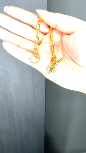 Emas Bangkok Emas Korea 24K Bracelet Ring Gold Plated Rantai Gelang Tangan & Cincin Emas Sadur Perempuan emas 916 J