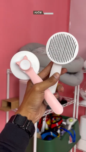 PENGIRIMAN CEPAT COD Cleanpets Sisir Rambut Binatang Peliharaan Hair Removal Grooming Comb BERGRANSI MURAH CANGGIH/ sisir serit kutu dan telir pangkas rambut anti kusut bulu kucing anjing set lenkap dewasa lembut multifungsi serbaguna