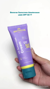 AMATERASUN [REAL SPF Certified] UV Sunscreen Cream SPF 50+ PA++++