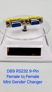2PCS DB9 RS232 9Pin Mini Gender Changer Female to Female Straight Adapter Connector /DB9 Female F/F