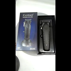Kemei KM-2299 KM-2296 Hair Clipper Professional Electric Hair Trimmer USB Rechargeable Barber Hair Cutting for Men