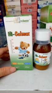 Siro bổ sung canxi HI CALMAX - Giúp xương chắc khỏe  phát triển chiều cao  trẻ hết còi xương  suy dinh dưỡng - Nhập Khau Ý - 100ml