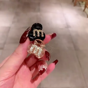 Unimese Jepit Rambut Jepitan Jedai Mini Acrylic Dengan Permata Pearl Gaya Mewah Fashion Korea