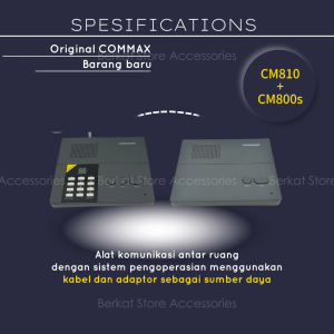 Intercom Commax CM810+3unit CM800: Sistem Komunikasi Interkom Profesional