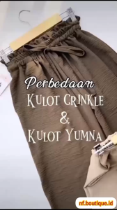 PROMO !!! CELANA KULOT TALI SERUT CRINKLE AIRFLOW PREMIUM / CELANA WANITA HIGHWAIST CRINCLE AIR FLOW / CULLOTES LOOSE PANTS ANTI KUSUT / BAWAHAN VIOLET / CELANA KEKINIAN TERMURAH TERBARU 2023 / BISA COD
