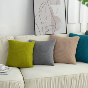 Sarung Bantal Sofa 45×45 Polos Bantal Kursi Sarung Cover Bantal Sofa Elastis Dekorasi Rumah