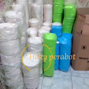 PAKET 6 PCS ISI 3 PIRING MAKAN 3 MANGKUK BAKSO ATAU PAKET 12 PCS PIRING DAN MANGKUK - Bahan Melamin Aman, Tahan Lama, dan Tahan Pecah (WARNA KHUSUS HIJAU)