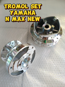 TROMOL SET YAMAHA NMAX NEW CROM COMBIZ TROMOL DEPAN BELAKANG N-MAX NEW 2020 COMBIZ