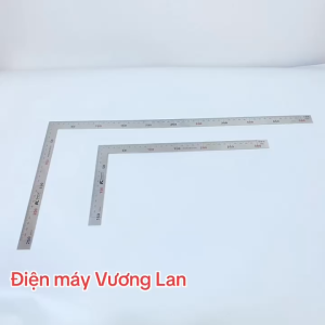Thước ke góc vuông Inox dày 1.8mm Kapusi Japan thước đo góc vuông 90 độ đa năng