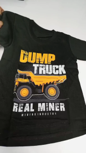 ( Kaos Anak ) Monstahopkids Kaos Anak Laki-Laki Perempuan DUMP TRUCK Bahan 24s