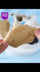 แผ่นรองส้นเท้าเด็ก 6 มม. กันส้นเท้าเด็ก กันลื่น ปรับขนาดได้ 2 คู่