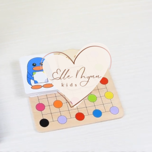 Penguin Color Matching Toy | Mainan Kids Puzzle Montessori Toddler Kanak-Kanak Latih Fikir Belajar