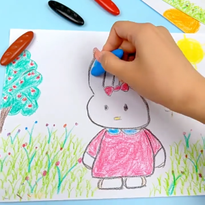 Colour Crayons Set Water Drop Shape Safe Non-Toxic Washable Children Childrens Gifts