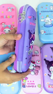 Tempat Pensil Anak Motif 3D Kotak Pensil Anak Motif Kartun Kuromi Bahan EVA