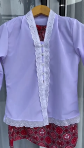 Kebaya Sunda/Kebaya Encim/Setelan Kebaya Anak/Kebaya anak sekolah SD/TK/Kebaya Murah/Seragam Anak