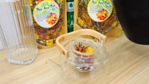 Trà thảo mộc Mộc hoa trà đẹpda mátgan giảiđộc giảm mụnnhọt mềđay 400g