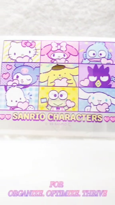 SANRIO PILL CASE CUTE CONTAINER BOX PORTABLE CARRY ON CASE SANRIO CHARACTERS ( JAPAN )