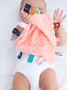 Insular Baby Comfort ผ ้ าขนหนูผ ้ าฝ ้ ายผ ้ าพันคอผ ้ าห ่ มนุ ่ มทารกแรกเกิด Sleeping ตุ ๊ กตาเด ็ กแฟชั ่ น Sleep ของเล ่ น Soothe Appease Bibs