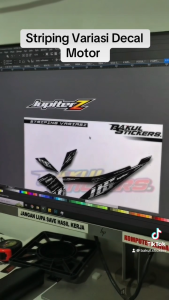 STRIPING VARIASI HONDA SUPRA X 125 / STICKER LIST MOTOR HONDA SUPRA X 125
