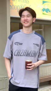 YOLO เสื้อยืด OVERSIZE เสื้อยืดโอเวอร์ไซส์ เสื้อคอตตอน คอกลม แนวสปอร์ต