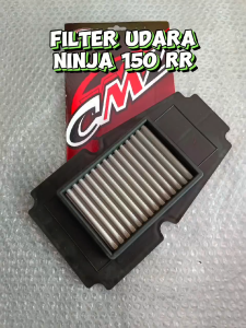 FILTER UDARA STAINLESS NINJA 150 RR 2TAK AIR FILTER MOTOR KAWASAKI NINJA150RR 2T 11013-1269 CMZ RACING BISA DICUCI