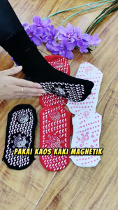 Kaos Kaki Turmalin - Kaos Kaki Terapi dengan magnetic - Pemanas - Kaos kaki Penghangat Pemanas Kaki Foot Support Therapy / 1 PASANG