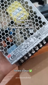 Mean Well LRS 100-24 Original Trafo Adaptor Switching Power Supply 100W 24V 4.5A PSU SMPS [Garansi 3 tahun]