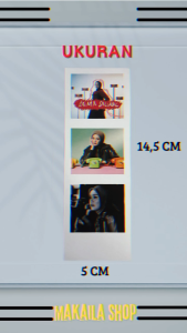 CETAK FOTO POLAROID STRIP GLOSSY SEHARI JADI | MOMENT | KELUARGA | IDOLA | PHOTOSTRIP