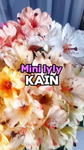 Bunga Lily 5 Cabang/Hiasan Bunga Dekorasi/Bunga Buket/Bunga Import Premium