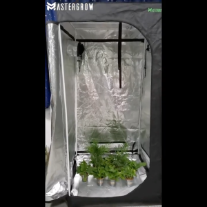 Lều Trồng Cây D100xR100xC200cm Nhà Trồng Nấm Khung Thép Vải 600D Phản Quang | Grow tent