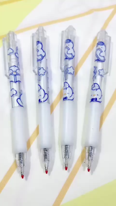 Pulpen Lucu Aesthetic Motif Bear Pena Gel 0.5mm Warna Hitam Pen Tinta Gel Mekanik Ujung Lancip Bolpoin Cetek Cetekan Alat Tulis Kantor Cute Ballpoint School Stationery ATK Murah Import PTT