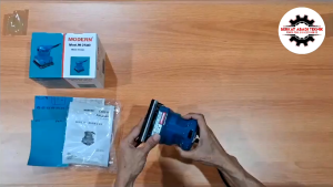 Mesin Amplas Kayu Finishing Electric Sander Orbital MODERN M-2540 150watt 110X100mm