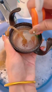 แปรงรูปทรงแครอท แปรงทำความสะอาดฝาขวดน้ำ ขวดนม ทำความสะอาดร่องเล็กๆ