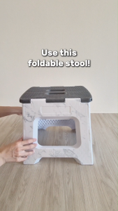 Vigar Compact Foldable 32cm Stool (Multiple Colours)