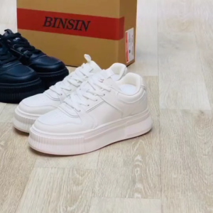 [🥇ของแท้100%🚚ส่งเร็ว🔢เบอร์37-41] BINSIN by BAOJI รองเท้าผ้าใบหญิง รองเท้าหนังหุ้มส้น ออกกำลังกาย รุ่น Bns5001 สวย นุ่มเบา สบายเท้า