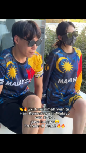 Independence Day 68th Anniversary Celebration Baju Raya 2025 Baju Merdeka Muslimah 2025 Malaysia Jersey T Shirts Muslimah Family Set Long Sleeves Muslimah Dress