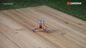 GARDENA ข้อต่อก๊อกน้ำหัวแยกสองทาง 26.5 มม. (3/4") (00938-20)